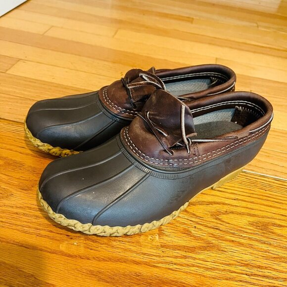 Vintage LL Bean Men's Bean Boots, Rubber Mocs Size 8 - Picture 13 of 13